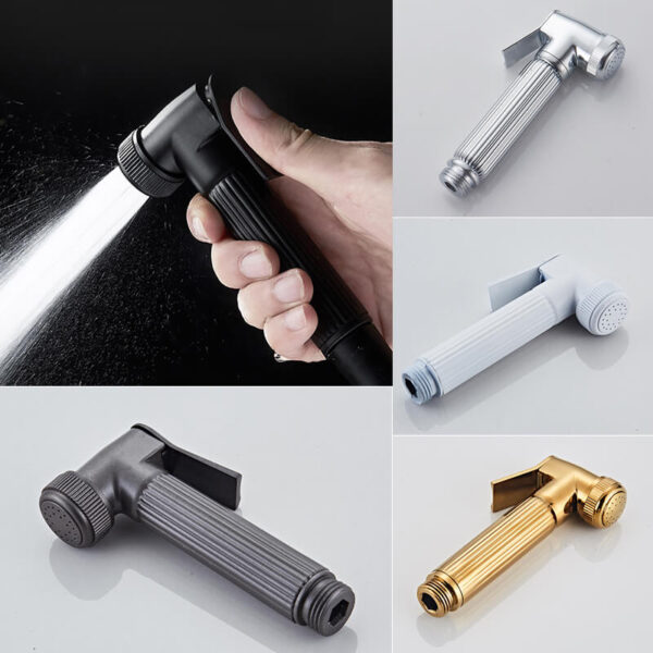 toiletspraySeriesToilet Brass Hand Held Bidet Spray Shower Head Douche Kit Shatta Copper Valve Bathroom Bidet Sprayer _07