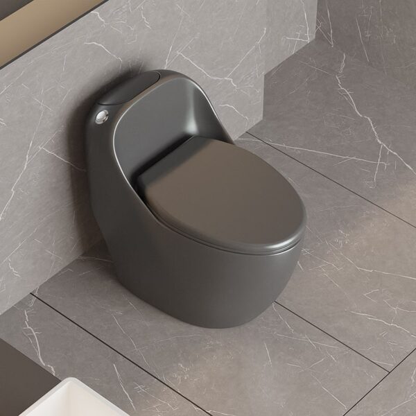 2023 New Sanitary Ware Bathroom Ceramic Color Toilet WC One Piece Toilet 12