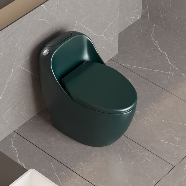 2023 New Sanitary Ware Bathroom Ceramic Color Toilet WC One Piece Toilet - Imagem 6