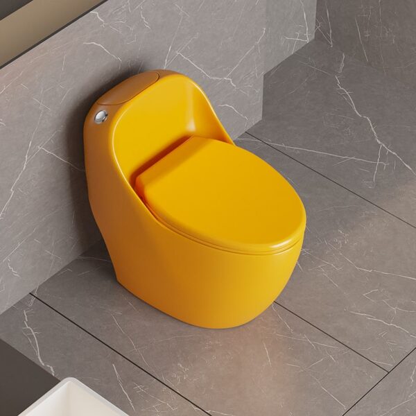2023 New Sanitary Ware Bathroom Ceramic Color Toilet WC One Piece Toilet - Imagem 18