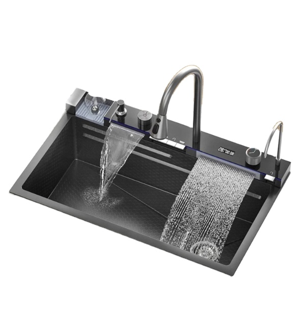 2024 Handmade Stainless Steel Single Bowl Kitchen Sink 304 Nano Scratch Resistant Square Shape Deep Bowl One Multi-Purpose