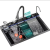 304 SS Multifunction Black Undermount Modern Waterfall.png 800x800 800x800