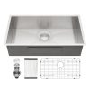 32 Inch Drop in Single Bowl Kitchen