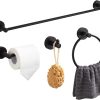 4 Pieces Matte Black Set Towel Bar.jpg 800x800