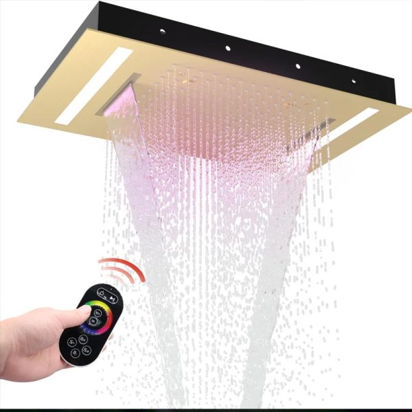 LED Shower Head Shower Head 3 Functions Mixer Brass Shower Head