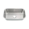 7646 Single Bowl Undermount Stainless Steel ADA