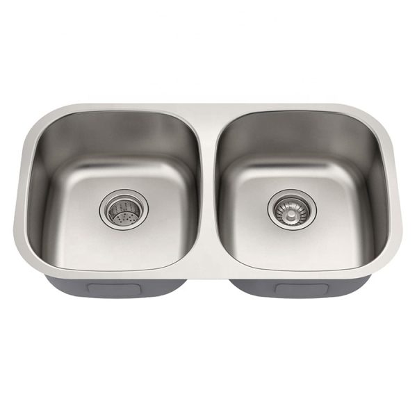 Kitchen Sink Stainless Steel Double Bowl Drop Sink