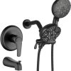America Hot Sales Matt Black Concealed Shower.jpg 800x800