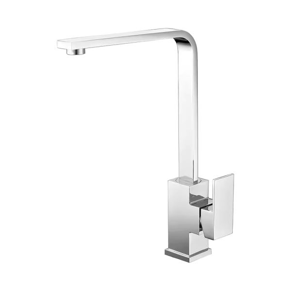Factory Price Bathroom Tap  Chrome Finished Single Handle Basin Mixer Faucet for Basin