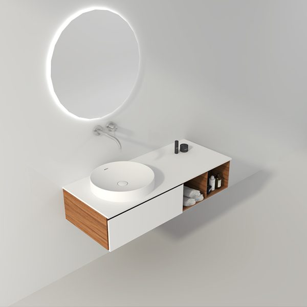 Toilet  Sanitary Ware Manufacturers Solid Surface Mini Stone Bathroom Sinks