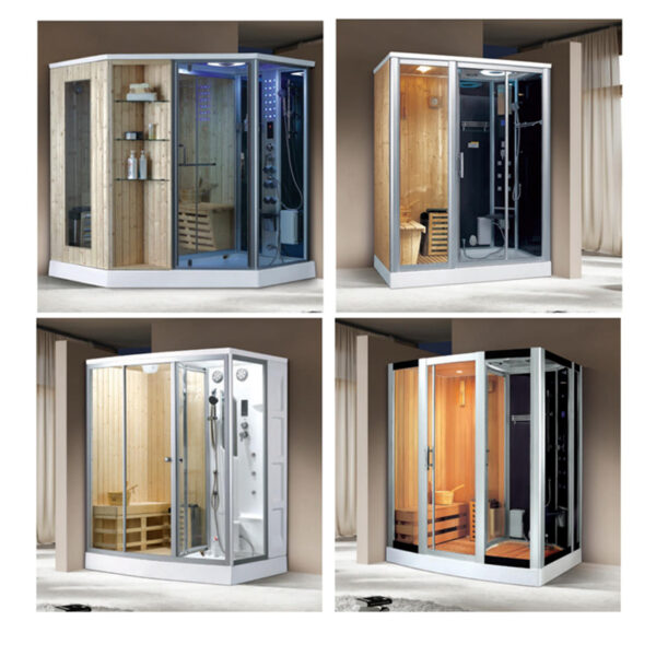 Sauna Cabin Suits Wood Sauna Steam Room for Apartment Villa