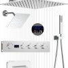 Bathroom Chrome Shower System Luxury Rainfall Shower.jpg 800x800