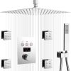 Bathroom Digital Display Rain Shower System Chrome.jpg 800x800