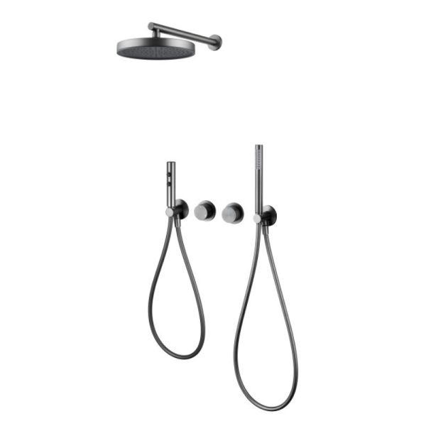 Bathroom Shower  Mixer Set Black Shower Faucet Set