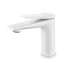 Bathroom White Basin Faucet Bath Mixer Waterfall