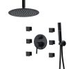 Black 8 Inch Rain Shower Faucet Set.jpg 800x800