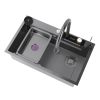 Black Thickened Honeycomb Nano Stainless Steel Sink