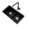 Black Undermount Kitchen Sink Granite Quartz Composite.jpg 800x800