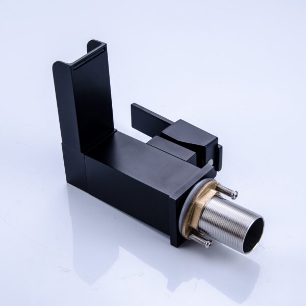 Brass Waterfall Bathroom Basin Faucet Cold Hot Mixer Crane Sink Tap Square Bathroom Faucet 11 scaled