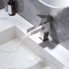 Brush Nickel Finished Tap Deck Mounted Waterfall