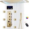 Brushed Gold Thermostatic Body Jets Shower System.jpg 800x800