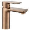 Brushed Rose Golden Deck Mounted Single Hole