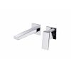 Chrome Brass Wall Mounted In Wall Basin