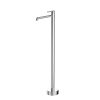 Chrome Finished Solid Brass Freestanding Hot and