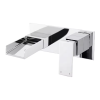 Chrome Plated Modern Waterfall Wall Mounted Basin