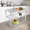 Commercial Portable Outdoor Kitchen Sink Stainless Steel