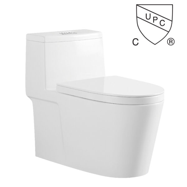 Cupc New Arrival Porcelain Sanitary Ware Ceramic Bathroom Siphonic one piece Toilet MP 8179