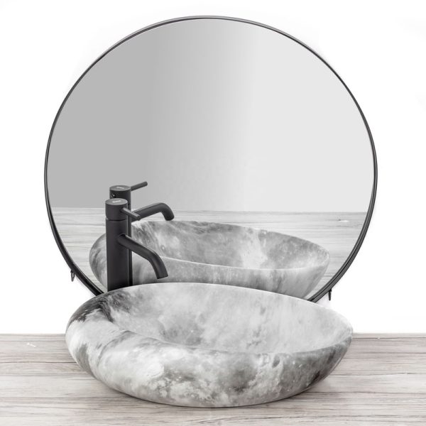 Customized Hotel Bathroom Hand Wash Isnk Wholesale Art Design Modern Ceramic Marble Basin