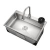 Deluxe Single Bowl Kitchen Sink Stainless Steel