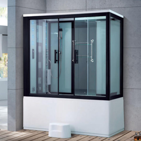 Luxury Sliding Open Style Steam Shower Room with shower room