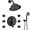 European Style Matte Black Shower Faucet Set.jpg 800x800