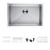 Factory Single Bowl Undermount Stainless Steel Kitchen