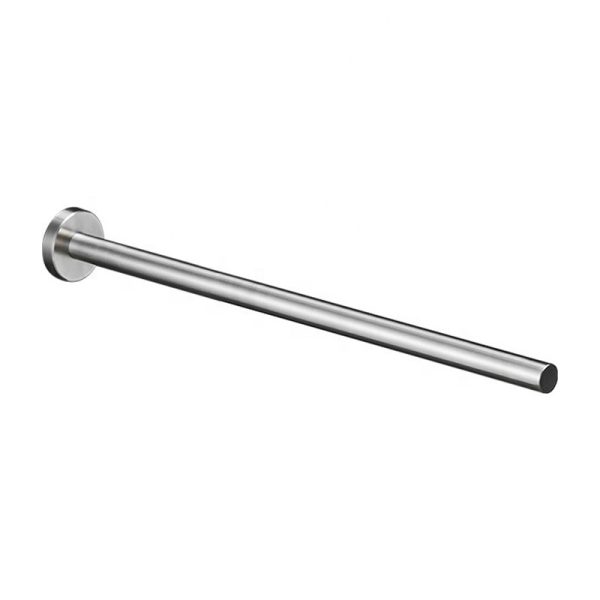 Factory Supply 304 Stainless Steel Single Towel Bar Stainless Steel Wall-Mounted Bathroom Towel Rack