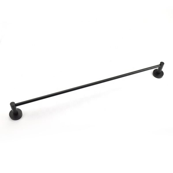 Factory Supply Wall Mounted Single Pole Bathroom Decorative Towel Bar Single Bathroom Towel Rail
