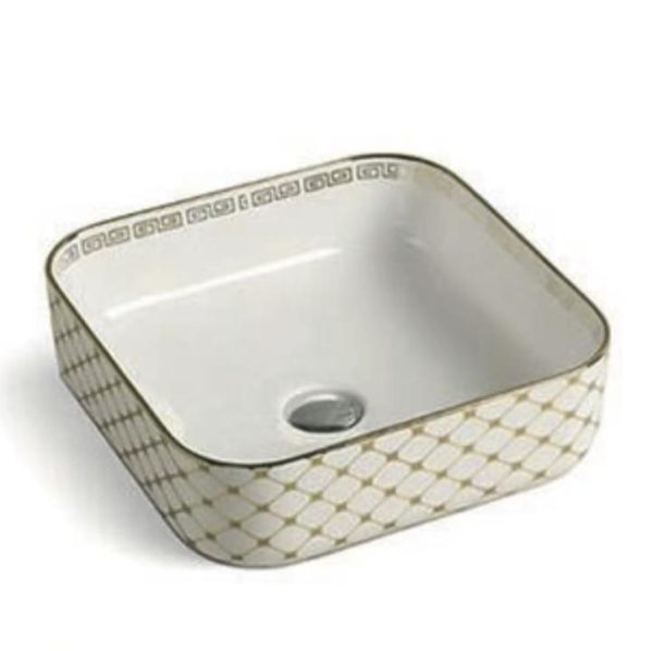 Factory Wholesale Household Bathroom Counter Top Hand Porcelain  Rectangle Under Cunter Sink Wash Basin
