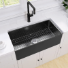 Farmhouse Black Reversable Apron Front Kitchen Sinks
