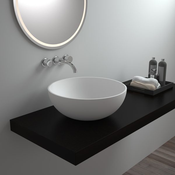 Free Shipping Bathroom Round Counter Top Wash Basin Sink