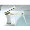 Golden and White Finished Solid Brass Deck