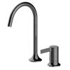 Gun Metal Bathroom Basin Faucet Cold Hot