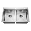 Handmade 304 Stainless Steel Double Bowl Kitchen