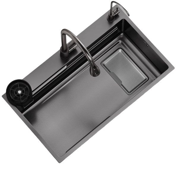 High Quality 304 Stainless Steel Kitchen Sink Filter Handmade 75x46cm/68x46cm Design Direct Factory Prices Two Holes
