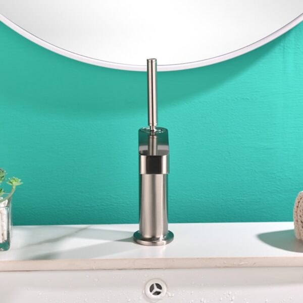 ⁦Wholesale High Quality Single Handle Bathroom Faucet Mixer Vanity Copper Sink Water Tap Faucet For Bathroom⁩ - الصورة ⁦12⁩