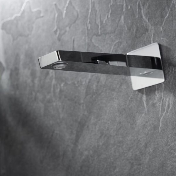 High Quality Chrome Single Handle Square Wall Mount Sink Faucet Concealed Bathroom Brass Basin Faucet - Image 7
