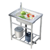 High Quality Commercial Single Kitchen Sink Stainless