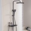 High Quality Matte Brass Rain Shower Head.jpg 800x800