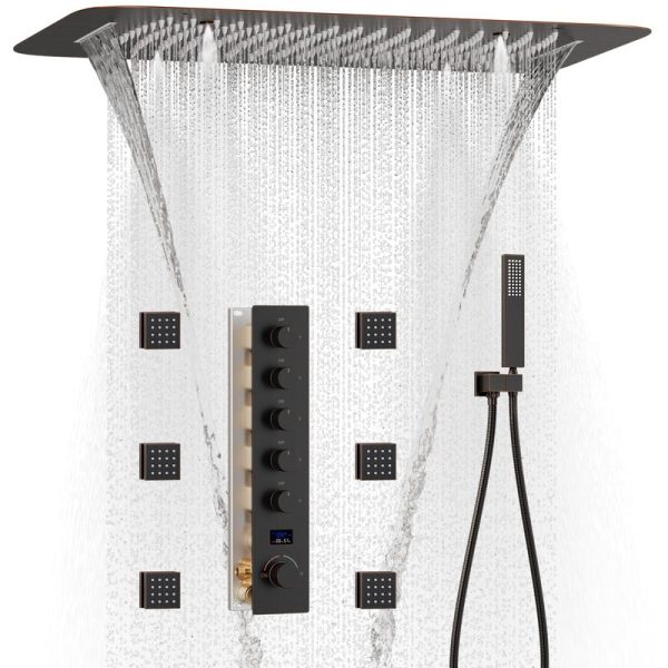 High Quality Smart High Pressure Rain Bathroom Hotel Shower System with Thermostat